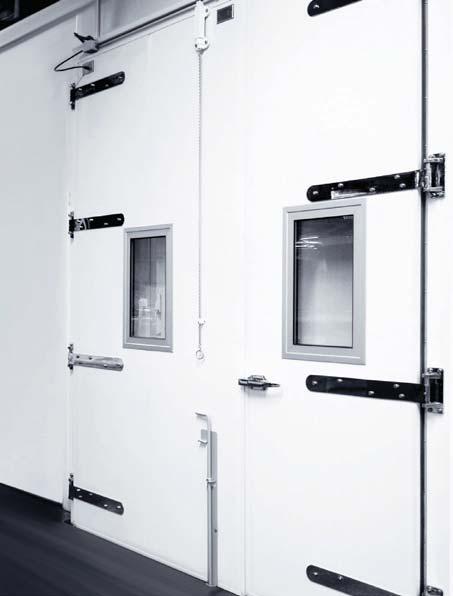 Eco-Cold Swing Door When environmental control is necessary, Eco-Cold low temperature swing doors provide maximum sealing for any new or replacement applications.