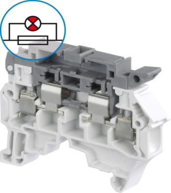 Technical Datasheet SNK63D00 Catalogue Page SNK63S00 ZS-SF-R Screw Clamp Terminal Blocks For x 0 and x fuses - with blown fuse