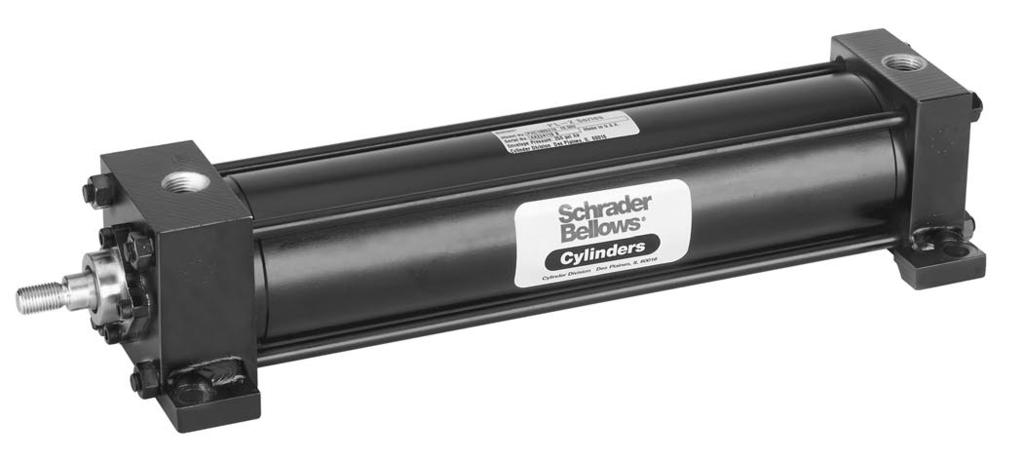 Catalog S00- Features Schrader ellows PL- Series Medium Duty Hydraulic Cylinder PL- Series When the job calls for reliable performance, specify PL- Series.