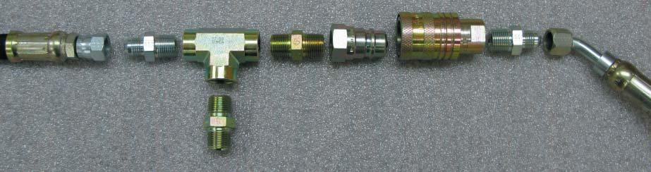 INSTALLATION 2 HYDRAULIC FITTINGS ASSEMBY 2.1 HYDRAULIC FITTINGS ASSEMBY Refer to Figures 2.1 & 2.2 for this step. 1.