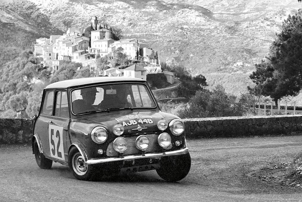 Racing around tight bends at high speed, now synonymous with the classic MINI go-kart feeling, laid the foundation for a succession of spectacular wins at the Monte Carlo rally.