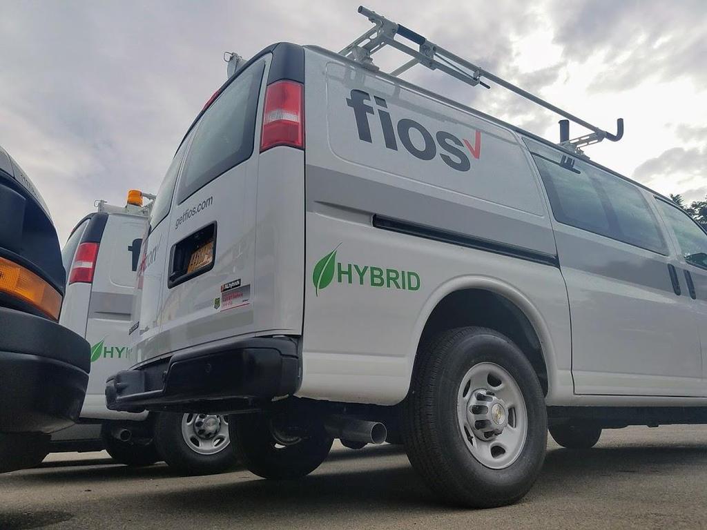 Rubber Meets Road: Verizon Hybrids 238 hybrid-electric vans replace gasolinepowered NYC fleet Produced by XL and funded by NYT-VIP Verizon chief