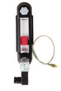 XL/127-PLAST-SL-ST - VERTICAL LEVEL GAUGES 5 WITH MIN LEVEL SIGNAL AND MAX TEMPERATURE SIGNAL -Thermoplastic level gauges made of transparent polyamide with good mechanical resistance are compatible
