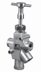 Manual Lockout & Exhaust L-O-X Valves Stainless Steel Energy Isolation 5 Series -Way -Position Valve Size C V Valve Model Number*, - - Weight lb (kg) / / 500..08.75 (.70) /8 / 500 5.79 6. 6.0 (.