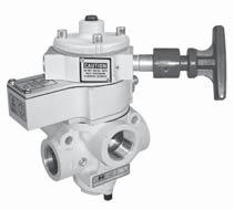 Sensing Valves with Lockout L-O-X Control Safety Exhaust/Energy Isolation Designed for External Monitoring Pressure Controlled SV7 Series -Way -Position Valves Size ody C Valve Model Number* V, Size