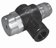 Pilot Operated Check Valve Right-Angle with Push-to-Connect itting Cylinder Position Holding 9 Series # (tube fittings) Size (male threads) Models with Push-to-Connect itting Valve Model Number C V -