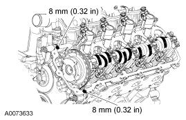 Page 18 of 20 Fig 1: Applying Bead Of Silicone Gasket And Sealant In 2 Places Where Engine Front Cover Meets Cylinder Head CAUTION: When installing the valve cover, make sure to avoid damaging