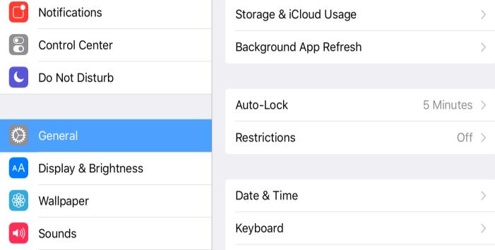 Turn Off Auto-Lock Function To ensure that your ipad does not