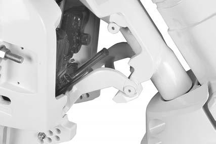 SYSTEM DESCRIPTION SYSTEM DESCRIPTION The power trim/tilt hydraulic system is completely contained between the outboard's stern brackets.