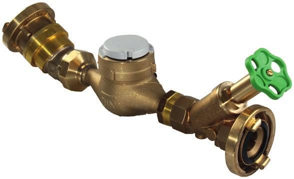 hydrant with brass rotating C-coupling, with sieve and brass c-coupling for