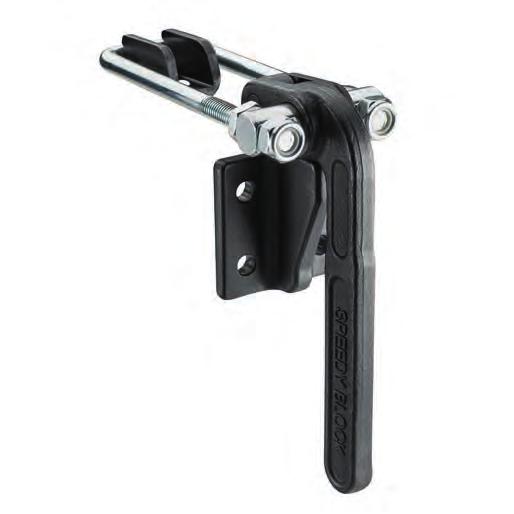 MTP-D Latch clamps Heavy-duty series Black coated weldable steel. Shank Ground and hardened steel. Pulling hook Oscillating pin and nuts Tight closing of any cover.