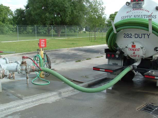 Approved Discharge Sites A person shall dispose of liquid waste only by discharge or deposit at an approved receiving station.