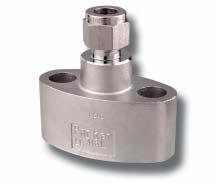 Kidney flanges to compression connectors (KF) Purpose Integral A-LOK twin ferrule connection for simple and safe connection from process measurement impulse like to instrument or manifold.