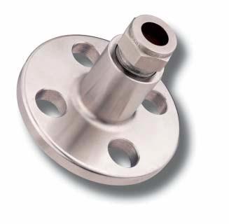 Flange to compression connectors (FC) Purpose One piece integral connectors allow the user to switch from piping flange standards to instrument compression with minimum cost and added safety.