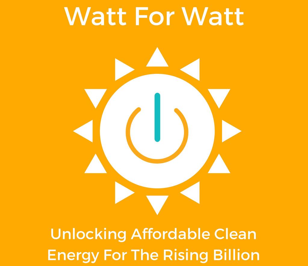 Watt For Watt's mission is to provide affordable solar energy to communities in energy poverty.
