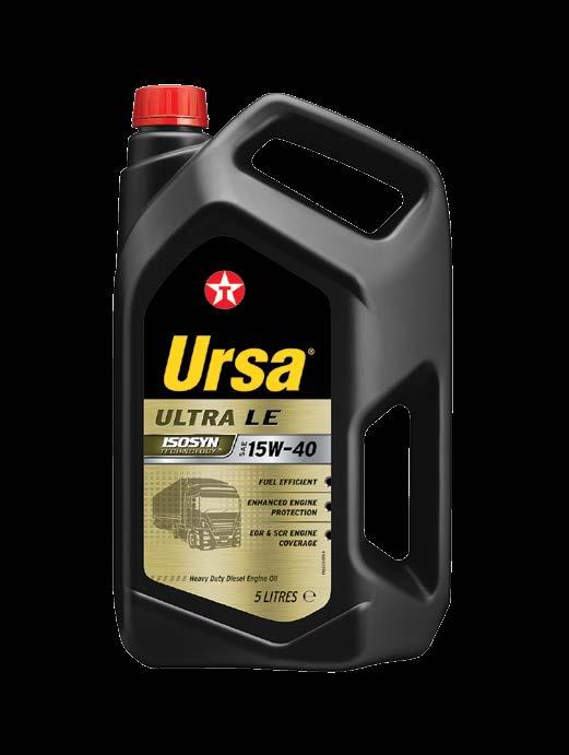 PREMIUM ENGINE OILS A WIDE RANGE OF URSA HEAVY DUTY ENGINE OILS PROVIDING WORLD CLASS PROTECTION & EXCELLENT ENGINE RELIABILITY Helping your equipment and business go further, we have the proven
