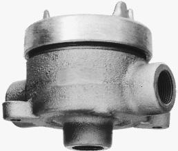 different hub arrangements taper threaded hubs to provide ground continuity smooth integral hub bushing to protect conductor