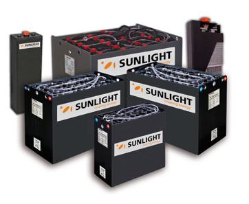 Motive Power Batteries Introduction SUNLIGHT motive power (traction) batteries provide a high level of power and reliability for all industrial truck applications.