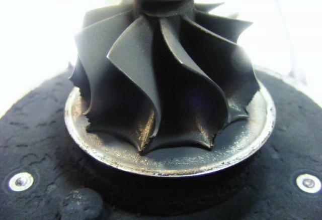 In these conditions, even the smallest object ingested or sucked into the turbo can damage or destroy the compressor and turbine, leading to low pressure or total failure.