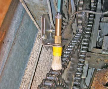 The system can individually lubricate up to 6 lubrication points, independently of each other,