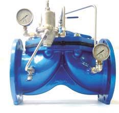 CONTROL VALVES AUTOMATIC CONTROL VALVES BY RAPHAEL RAF PRESSURE RAF PRESSURE offers the possibility of controlling an upstream pressure, a downstream pressure or both.