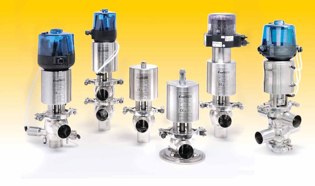 TOP-FO Automated Flow Control Valves (3-A) Stainless Steel Flow Control Equipment for the Food, everage,