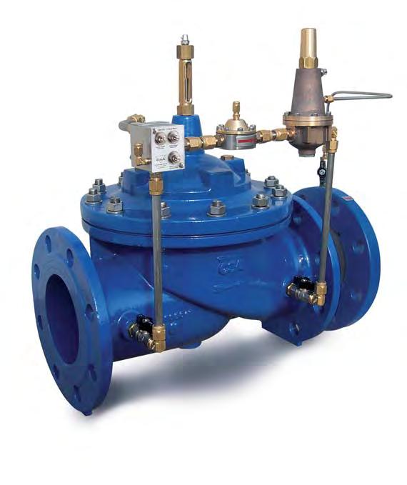 Pressure reducing flow control valve Mod.