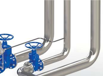 The modulating control ensures a smooth regulation and absence of water hammer,
