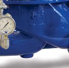 fluid velocity, differential pressure. A pressure relief valve installed upstream, CSA mod.
