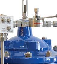 In case of decrease of the upstream pressure below the set point the valve will close drop-tight