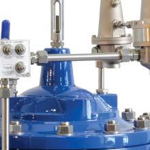 Pressure reducing flow automatic control valve Mod.