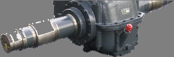 The locomotive axle gearbox series types AK, AKV, ATV and