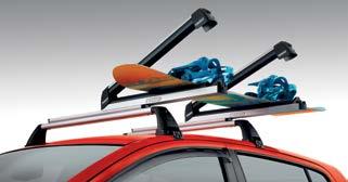 Transport Xtender ski & snowboard carrier The carrier slides out sideways to aid loading and unloading.
