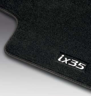 Protection Textile floor mats, velour Using premium materials and colours that complement the vehicle interior, the mats are located on the original fixation points to hold them securely in place.