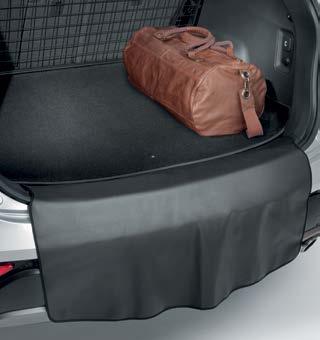 Protection Trunk mat The tailored, protective trunk mat is finished in high-quality soft velour to cushion more sensitive cargo. The attractive trunk mat features the model logo.