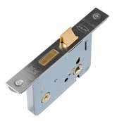 Gridlock security products Marked locks are tested to EN12209. British designed. Available with polished stainless steel or radiant brass forends & striker plates, square or radius.