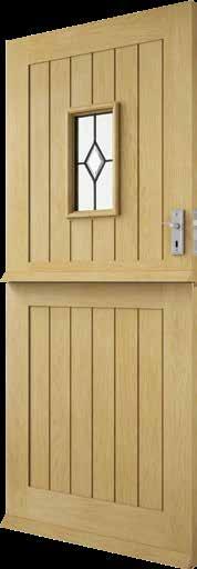 Suitable for new build developments, the croft is available as a one light glazed option or in a classic stable design and exploits a traditional dowel joint construction, ensuring maximum strength