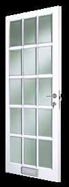 Softwood panel doors are not available factory glazed, finished, serviced or as a doorset.