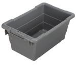 Akro-Tubs IDEAL FOR FOOD PROCESSING, INDUSTRIAL ACTIVITIES Rolled top rim forms comfortable handles Extra-thick walls for