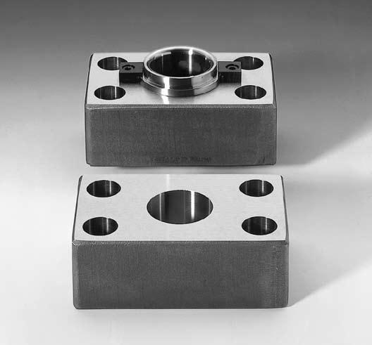 2032.70. Rectangular Mounting Flanges 2032.02. Bronze with Non-Liquid Lubricant 2032.70. Mounting Flange Bronze with Non- Liquid Lubricant Mounting Examples: 2032.02. Mounting Flange for Guide Pillars Guide Bush *2022.