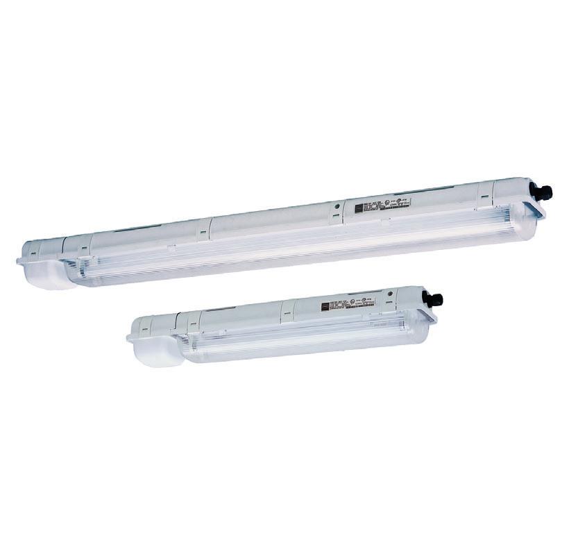 > For fluorescent lamps 2 x 18 W and 2 x 36 W > For emergency light operation periods of 1.