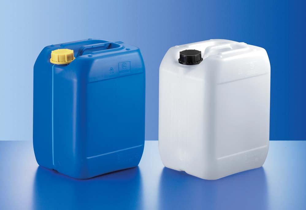 OPTI-RIB HDPE JERRYCANS 20 LITRES A SERIES all specifications for natural colour, neck DIN 60 2000095771 723.020.20* 20,0 22,6 775 UN 3H1/Y 1.9 49,0 290 x 385 x 246 225 x 220 36 / 1295 2000096138 723.
