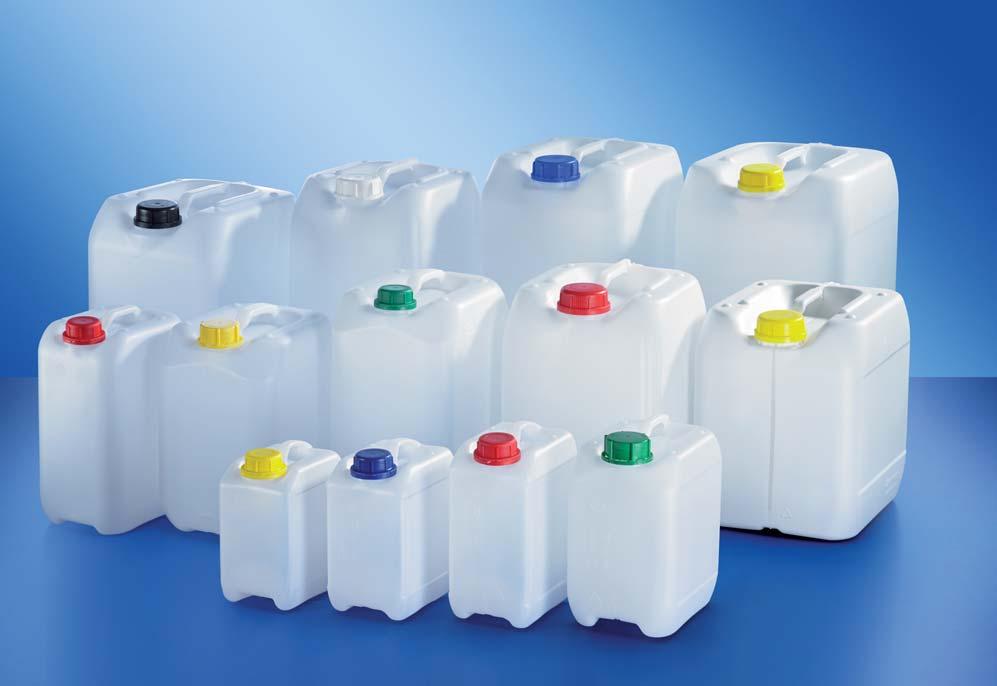 OPTI-RIB HDPE JERRYCANS 2-30 LITRES In many standard sizes for a wide range