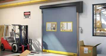 HIGH PERFORMANCE The Albany RR300 is the most versatile high speed door on the market.
