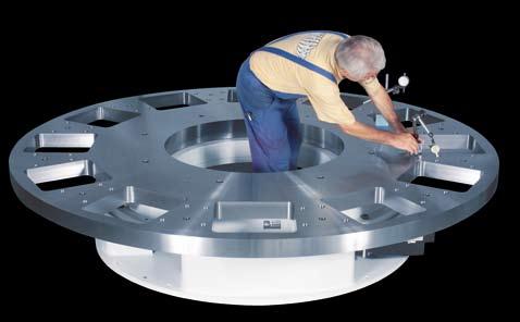 Advantages at a glance Extremely compact design Large centre hole provides access for services Numeric controlled Very smooth dynamics Zero
