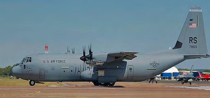 The C-130 has served the United States Air Force for over 50 years and it has undergone many changes to its engines and avionics.
