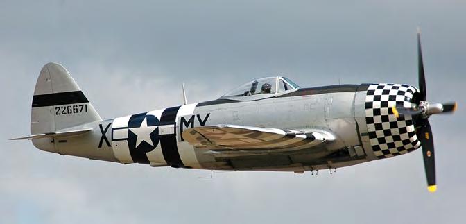 The P-47D was the largest single engine aircraft used in WWII by the United States Army Air Force.