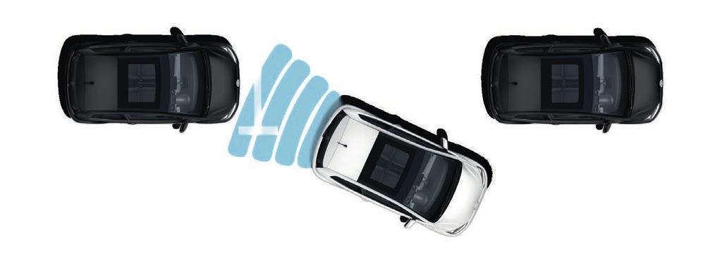 assist with parking manoeuvres by emitting an audible