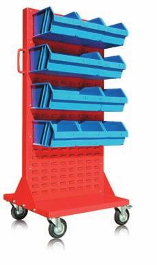 Product Linefeed Trolley The BOSCOTEK range of line feed equipment provides mobile storage for small parts and components used in production and assembly environments.