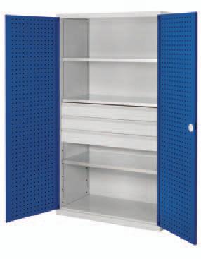 WERKS High Capacity Cabinets This well made WERKS high capacity cabinet offers optimal and effective use of space with flexible drawer and shelf options.